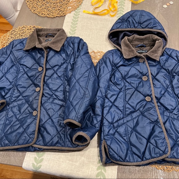 Lot Of 2 Kids Artic Circle Toddler Puffer  Jacket Blue Children Coat - Picture 12 of 13